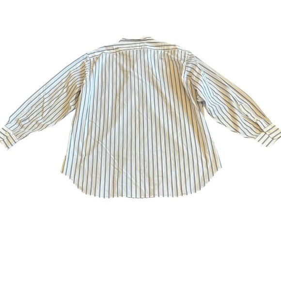 Polo by Ralph Lauren Andrew Stripe Long Sleeve Button-Down Dress Shirt Size 18 - Picture 7 of 12